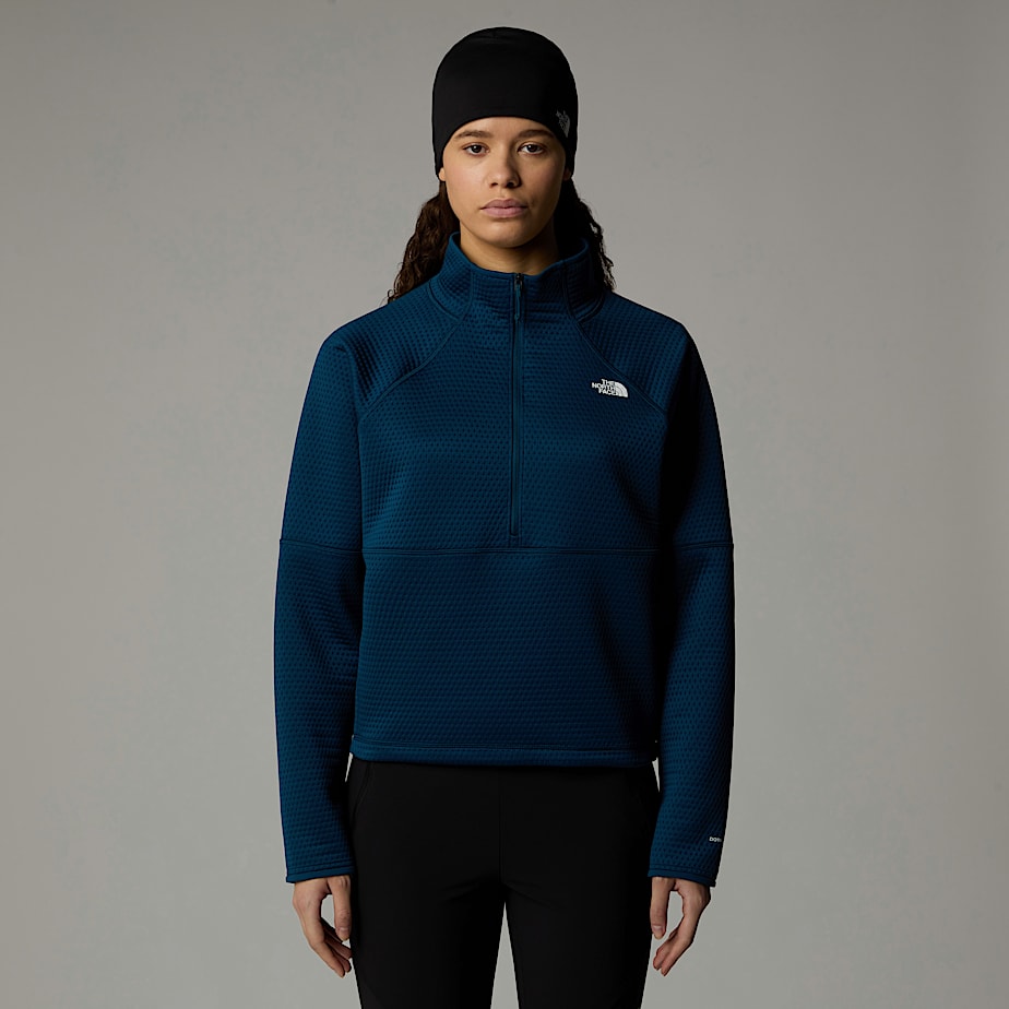 Pullover The North Face Vertical Thermal 1/4 Zip Fleece Mujer Azul Marino | NF0A10Y6D