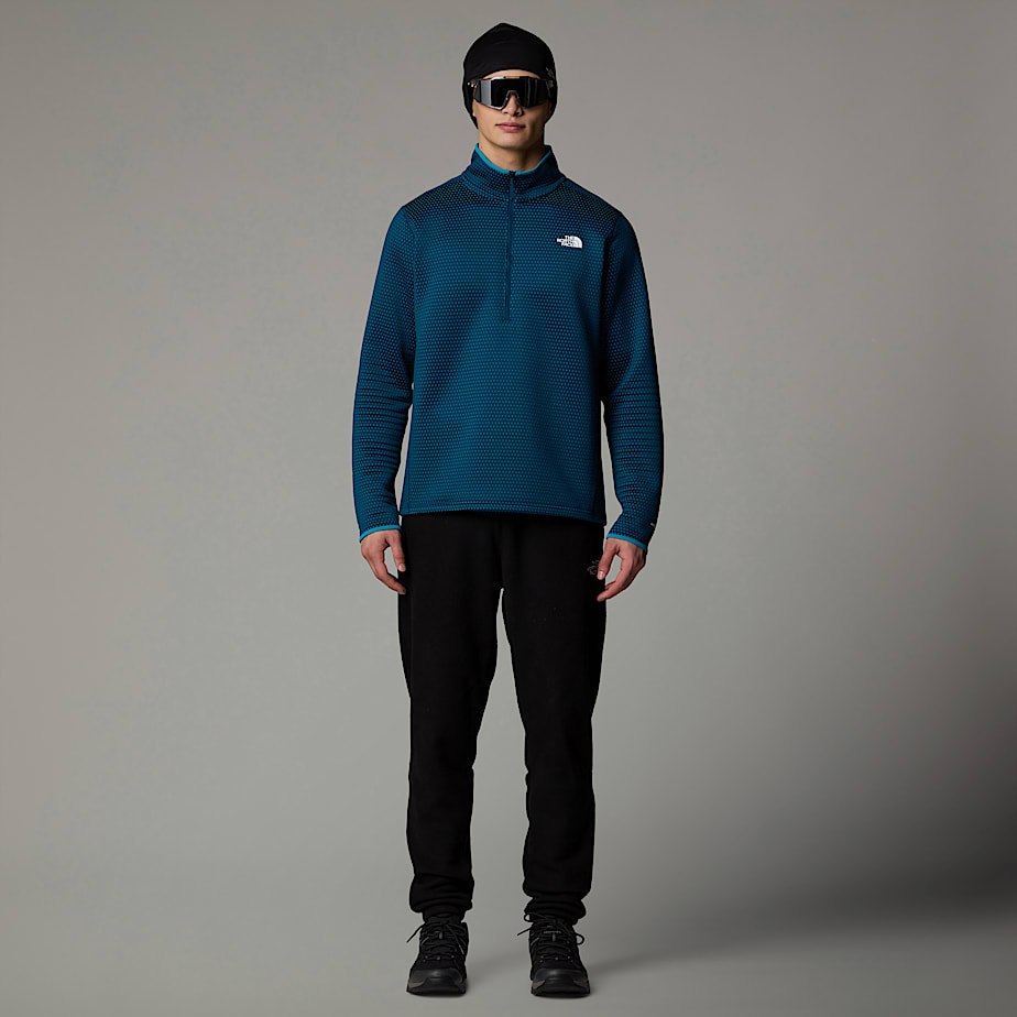 Pullover The North Face Vertical Thermal 1/4 Zip Fleece Hombre Azul Marino | NF0A16J2R