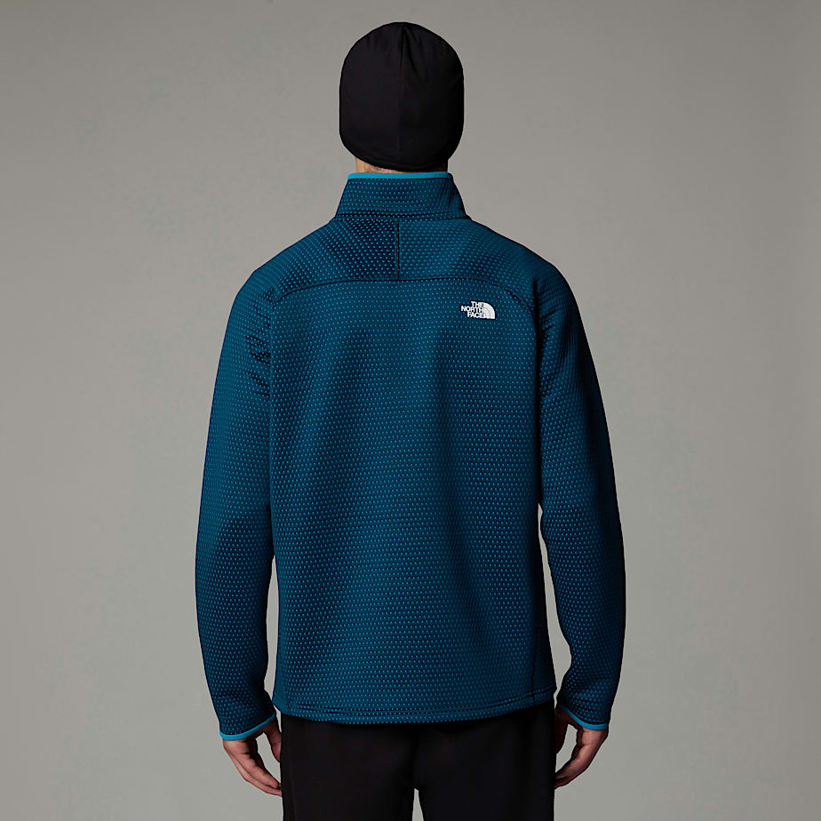 Pullover The North Face Vertical Thermal 1/4 Zip Fleece Hombre Azul Marino | NF0A16J2R