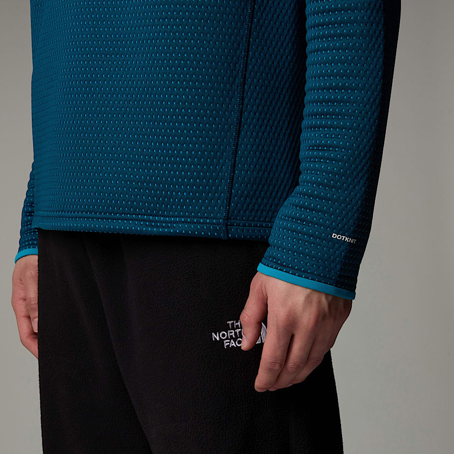 Pullover The North Face Vertical Thermal 1/4 Zip Fleece Hombre Azul Marino | NF0A16J2R