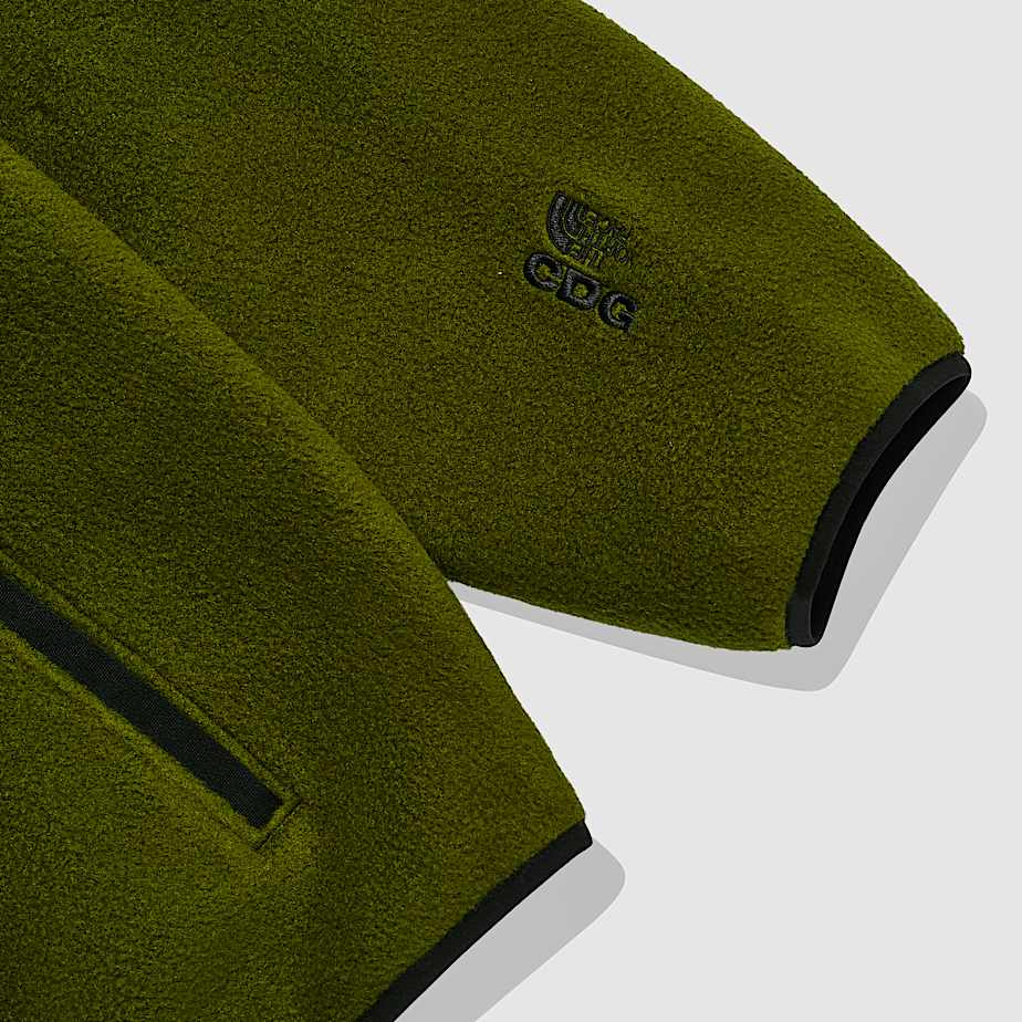 Pullover The North Face X CDG North Dome Fleece Mujer Verdes | NF0A22E5L