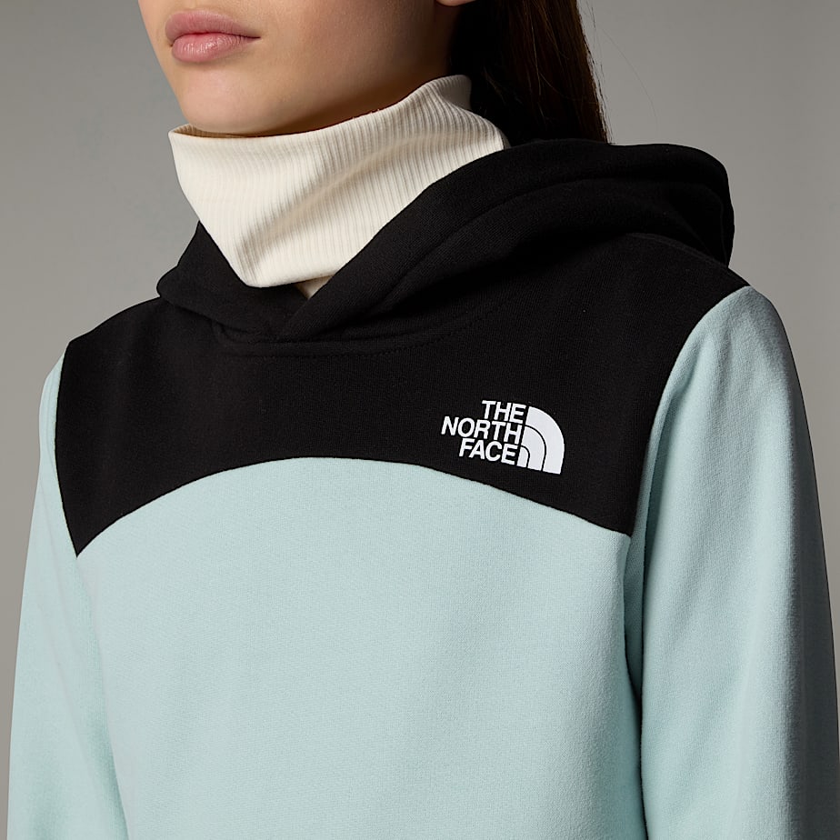 Sudadera con Capucha The North Face Back Logo Relaxed Niños Turquesa | NF0A93X4V