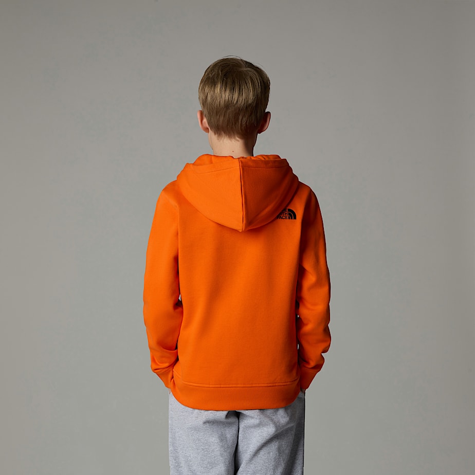 Sudadera con Capucha The North Face Drew Peak Niños Naranjas | NF0A85J5F