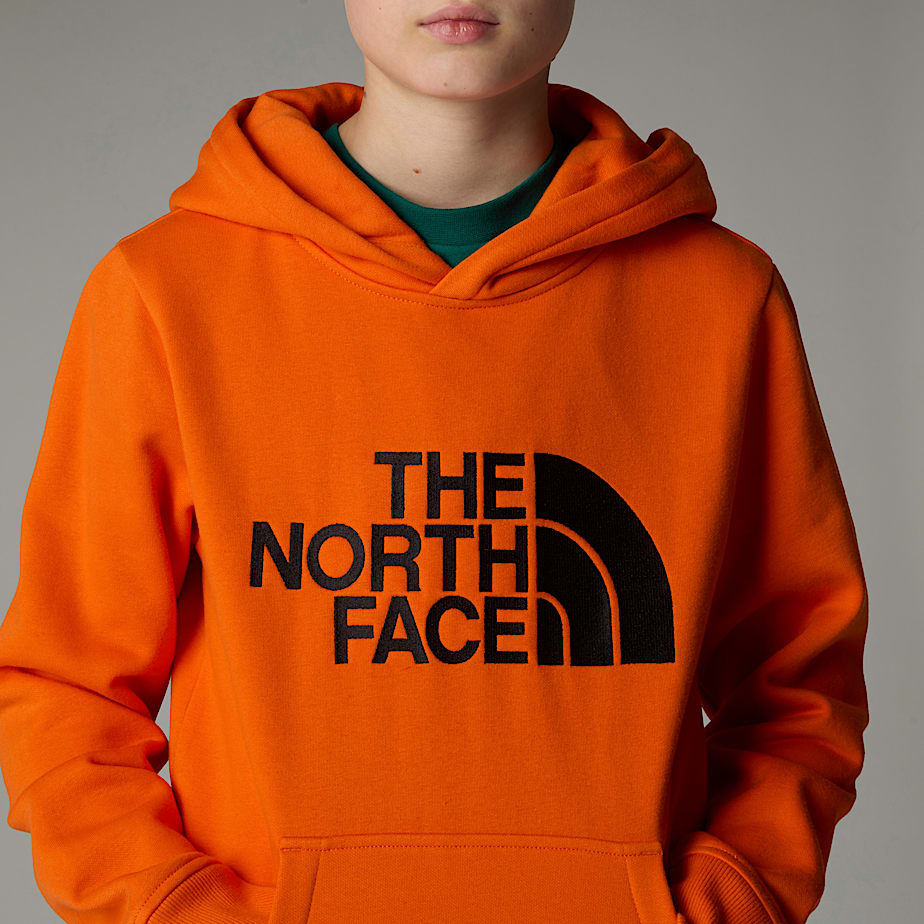 Sudadera con Capucha The North Face Drew Peak Niños Naranjas | NF0A85J5F