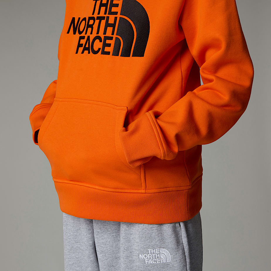 Sudadera con Capucha The North Face Drew Peak Niños Naranjas | NF0A85J5F