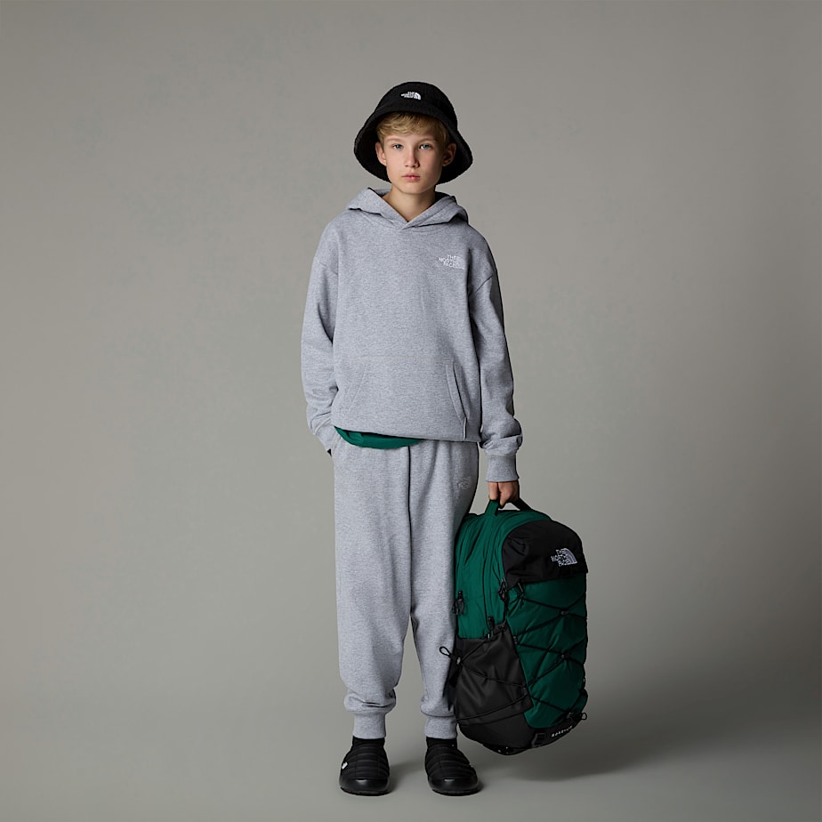 Sudadera con Capucha The North Face Essential Oversized Niños Grises | NF0A89Y7T