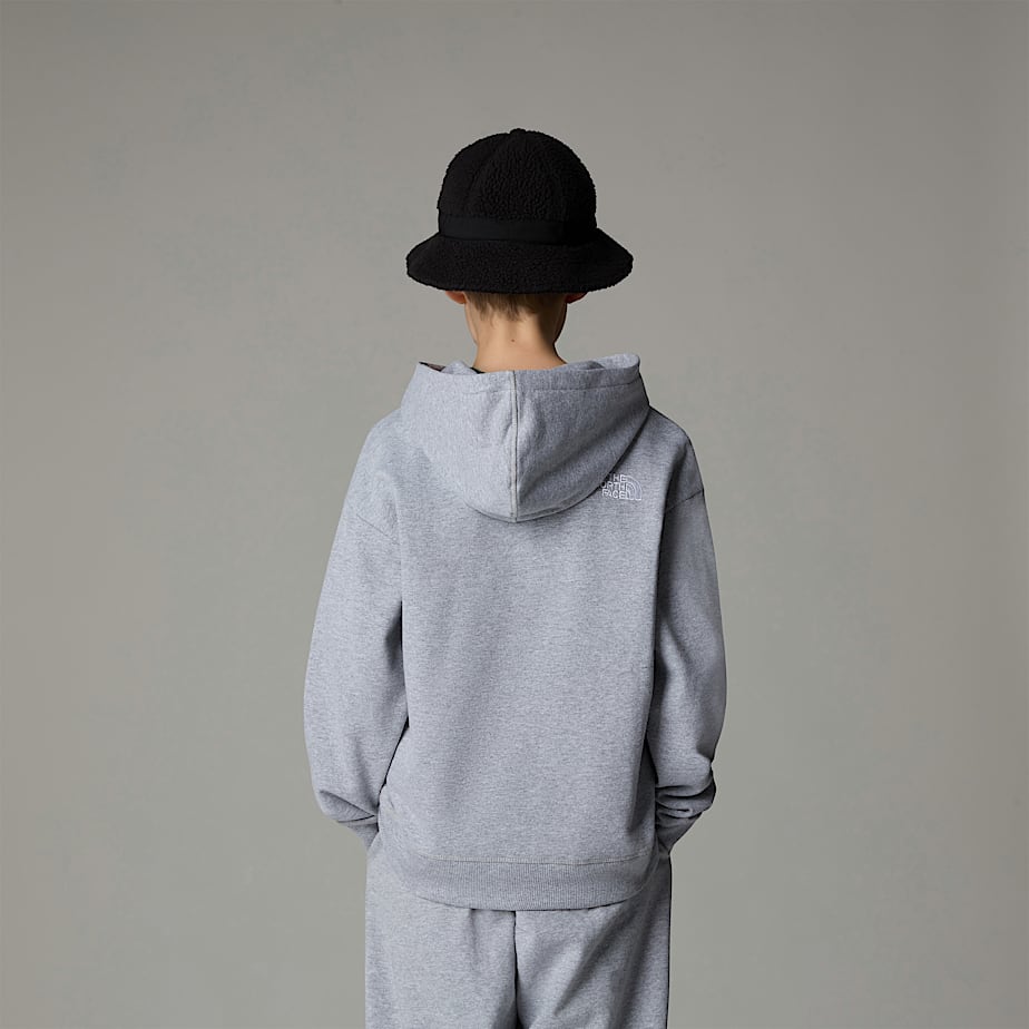 Sudadera con Capucha The North Face Essential Oversized Niños Grises | NF0A89Y7T