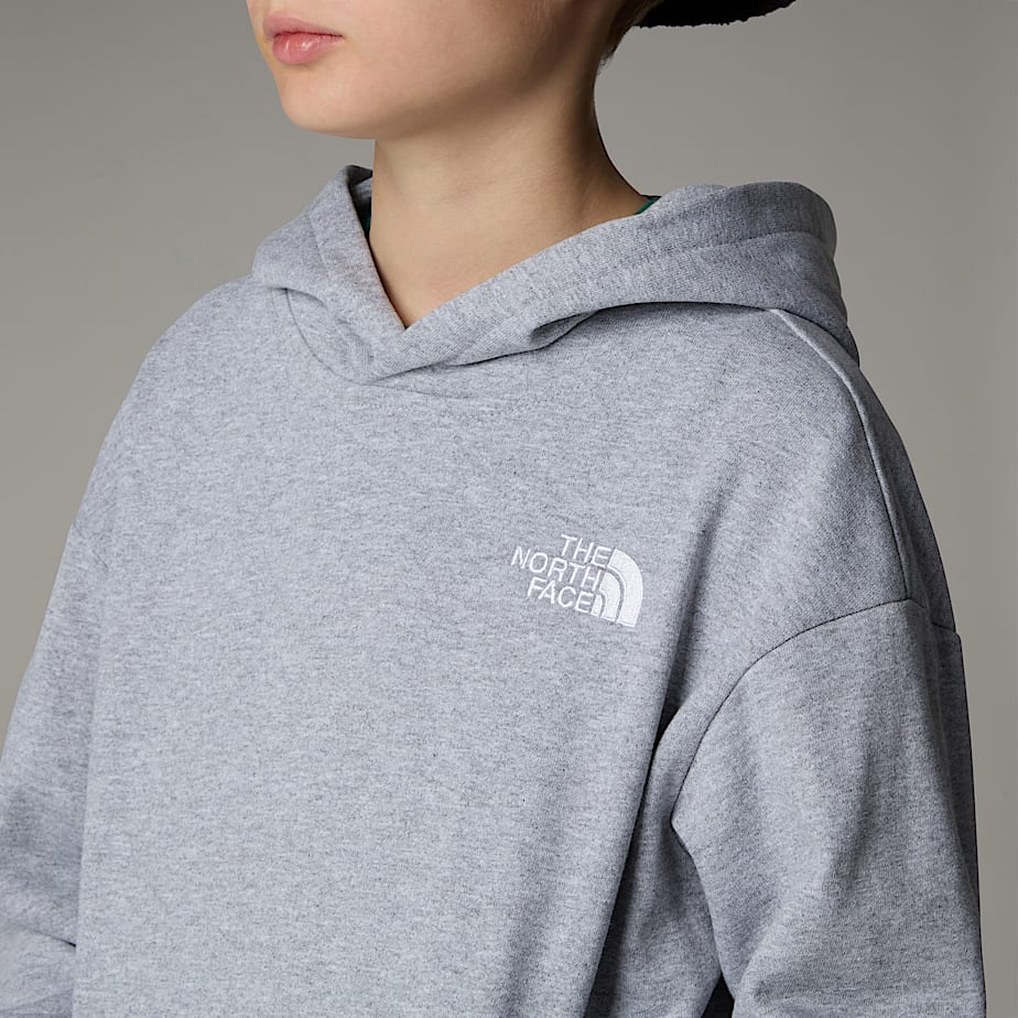 Sudadera con Capucha The North Face Essential Oversized Niños Grises | NF0A89Y7T