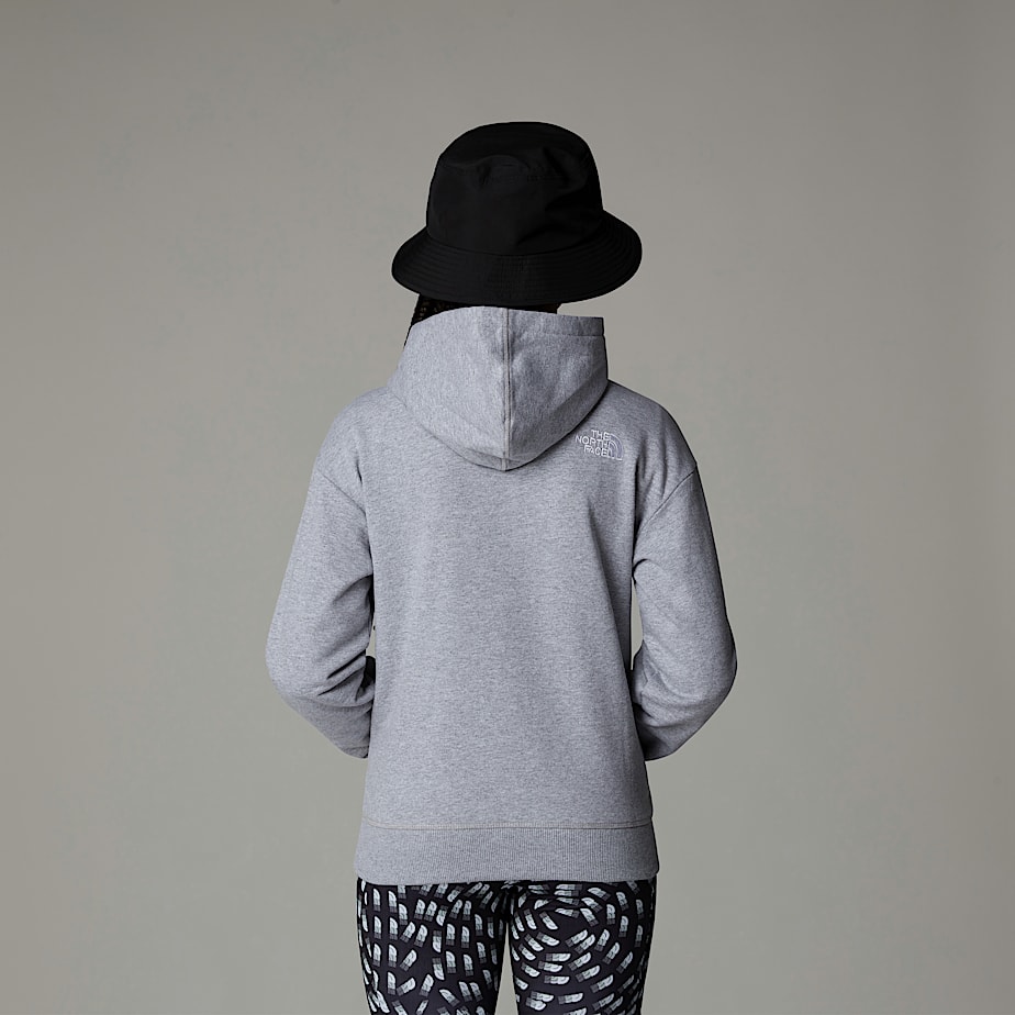 Sudadera con Capucha The North Face Essential Oversized Niños Grises | NF0A89Y7T