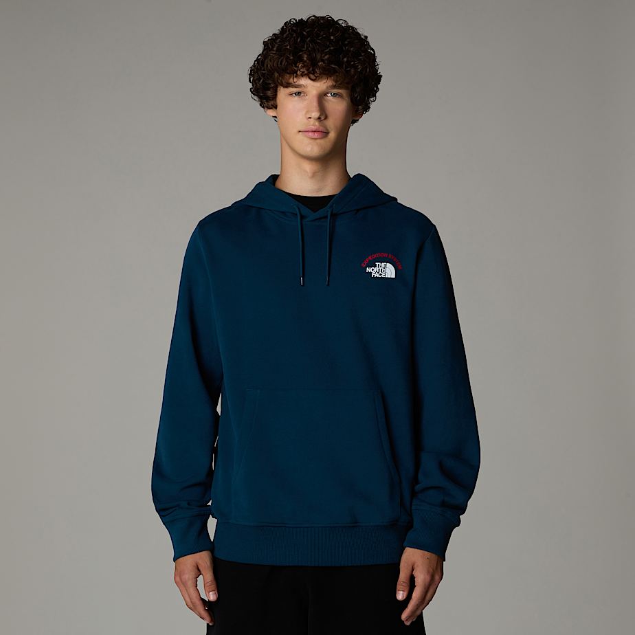 Sudadera con Capucha The North Face Expedition System Graphic Hombre Azul Marino | NF0A78C7S