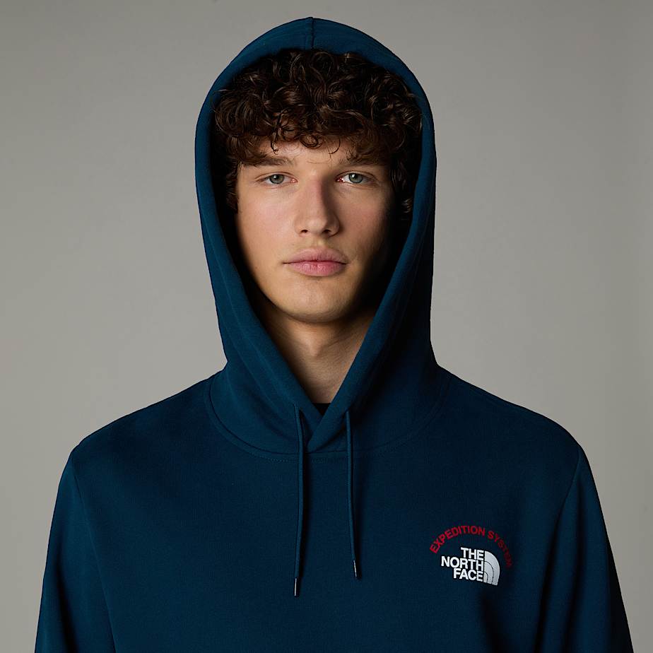 Sudadera con Capucha The North Face Expedition System Graphic Hombre Azul Marino | NF0A78C7S