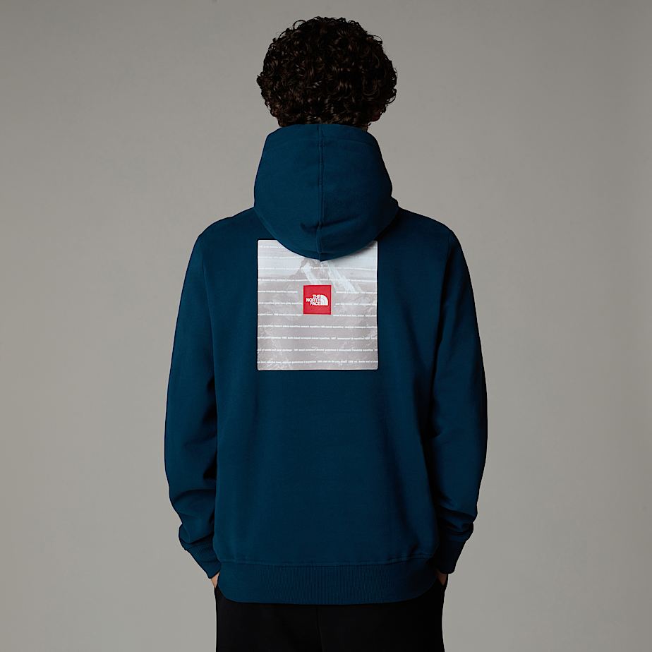 Sudadera con Capucha The North Face Expedition System Graphic Hombre Azul Marino | NF0A78C7S