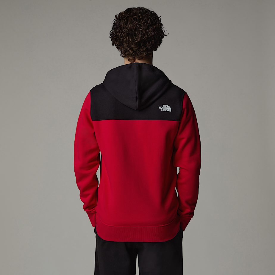 Sudadera con Capucha The North Face Icons Full-Zip Hombre Rojos | NF0A99F2M