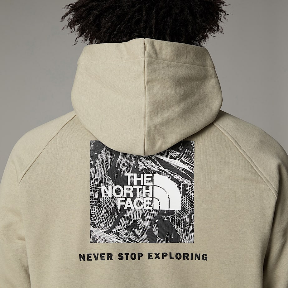 Sudadera con Capucha The North Face Raglan Redbox Graphic Hombre Beige | NF0A07P8P