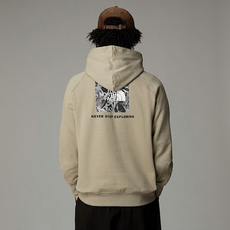 Sudadera con Capucha The North Face Raglan Redbox Graphic Hombre Beige | NF0A07P8P