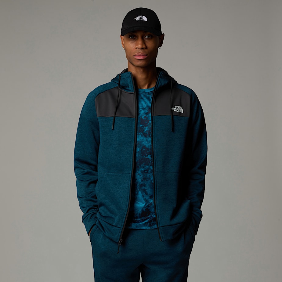 Sudadera con Capucha The North Face Reaxion Fleece Full-Zip Hombre Grises | NF0A57J2V