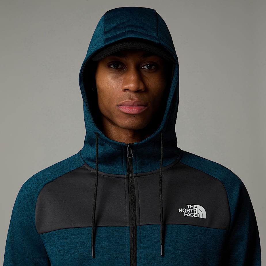 Sudadera con Capucha The North Face Reaxion Fleece Full-Zip Hombre Grises | NF0A57J2V