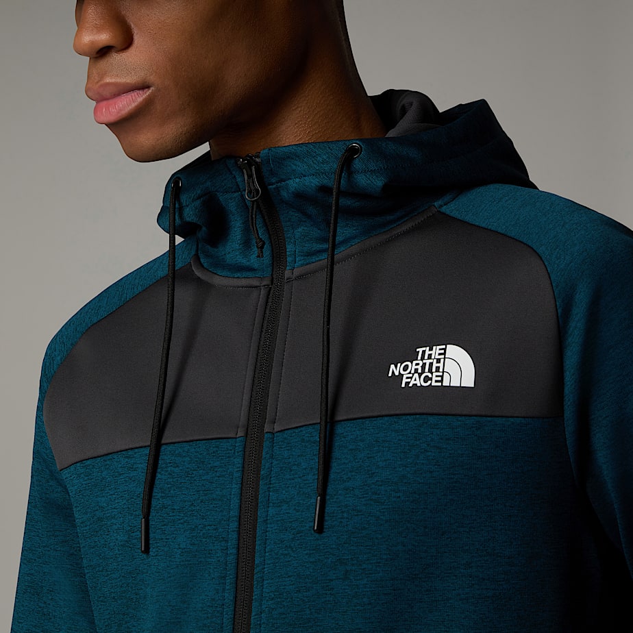 Sudadera con Capucha The North Face Reaxion Fleece Full-Zip Hombre Grises | NF0A57J2V