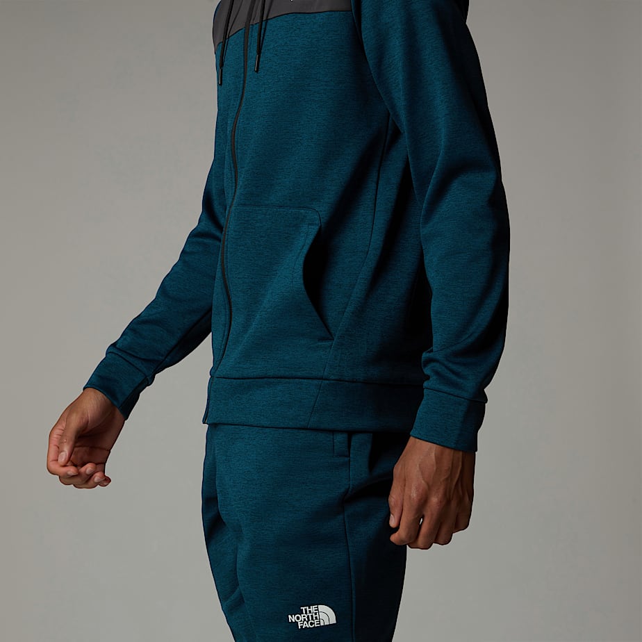 Sudadera con Capucha The North Face Reaxion Fleece Full-Zip Hombre Grises | NF0A57J2V
