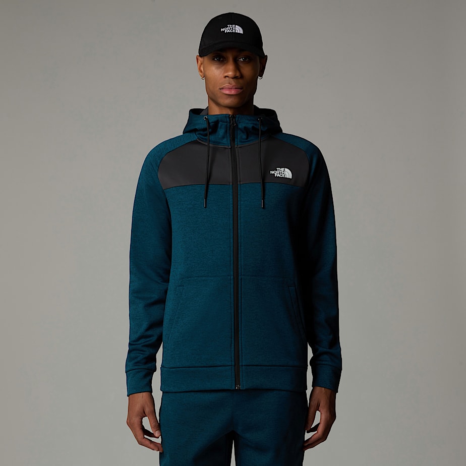 Sudadera con Capucha The North Face Reaxion Fleece Full-Zip Hombre Grises | NF0A57J2V