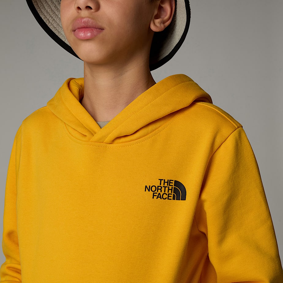 Sudadera con Capucha The North Face Redbox Niños Dorados | NF0A09P4C
