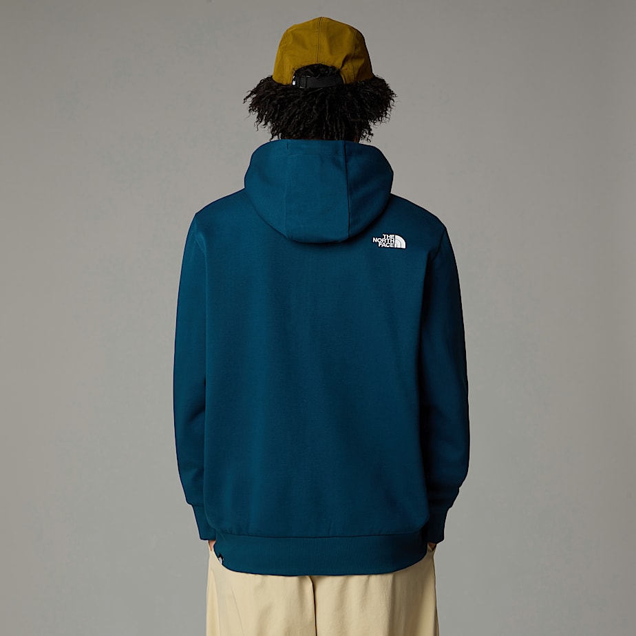 Sudadera con Capucha The North Face Simple Dome Full-Zip Hombre Azul Marino | NF0A76Y4R