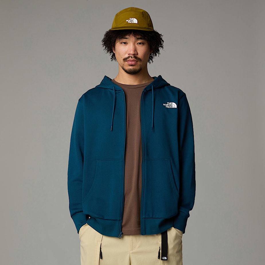 Sudadera con Capucha The North Face Simple Dome Full-Zip Hombre Azul Marino | NF0A76Y4R