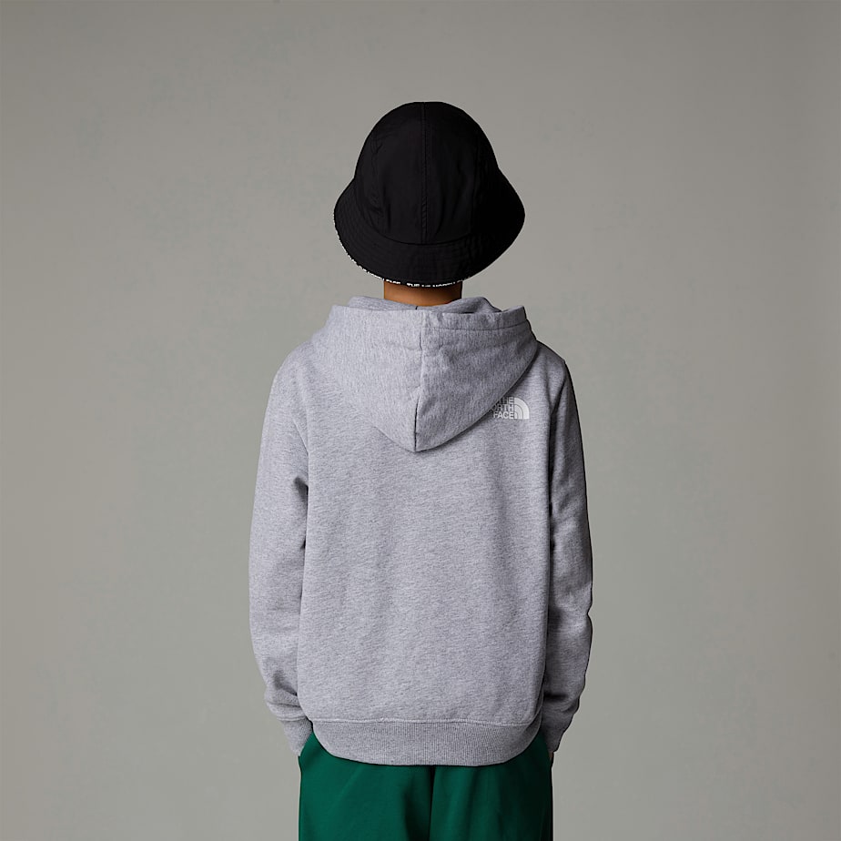 Sudadera con Capucha The North Face Varsity Graphic Relaxed Niños Grises | NF0A79S6K