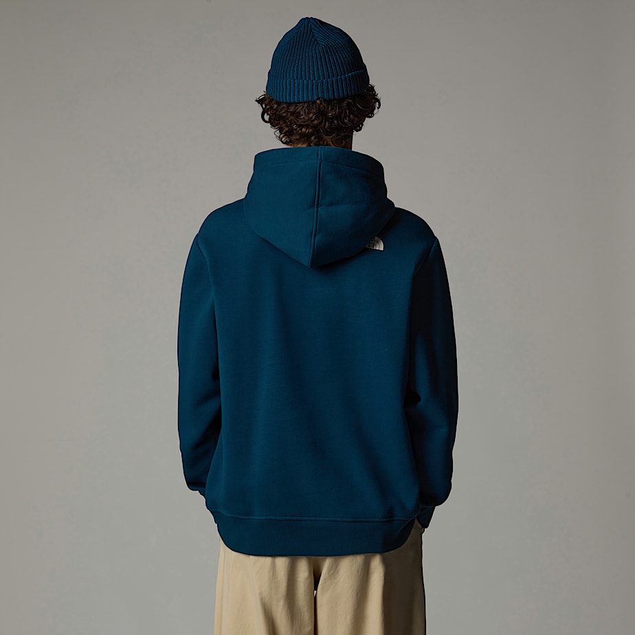 Sudadera con Capucha The North Face Varsity Graphic Hombre Azul Marino | NF0A85P8H