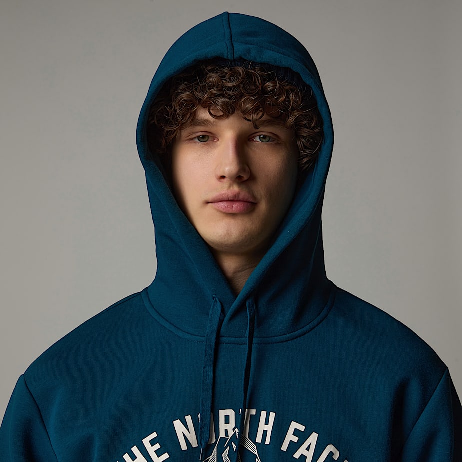 Sudadera con Capucha The North Face Varsity Graphic Hombre Azul Marino | NF0A85P8H