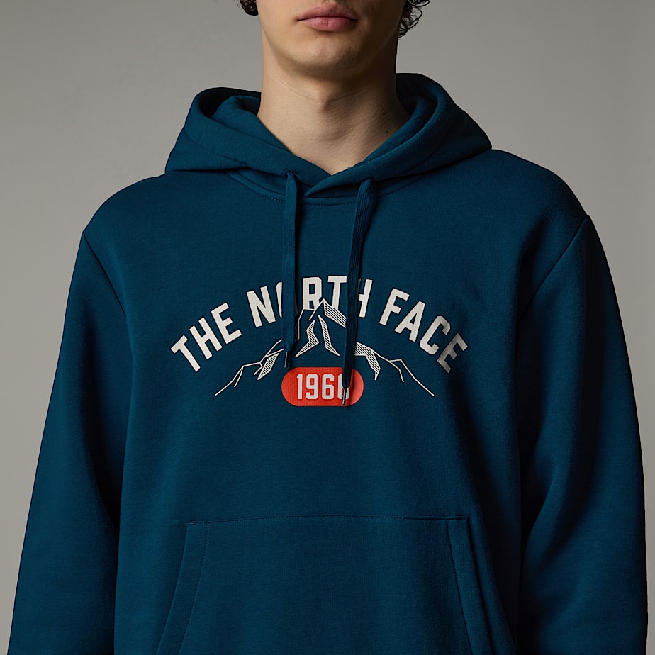 Sudadera con Capucha The North Face Varsity Graphic Hombre Azul Marino | NF0A85P8H