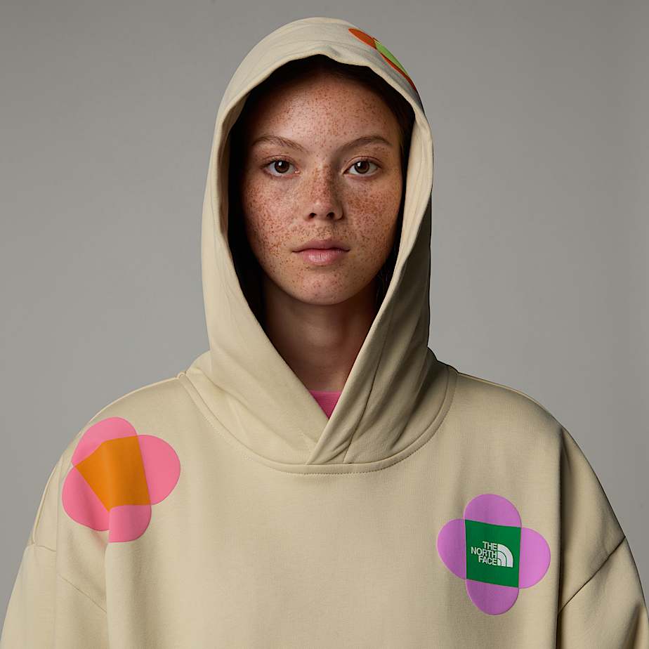 Sudadera con Capucha The North Face X Yinka Ilori Let's Blossom Together Hombre Beige | NF0A44W1M