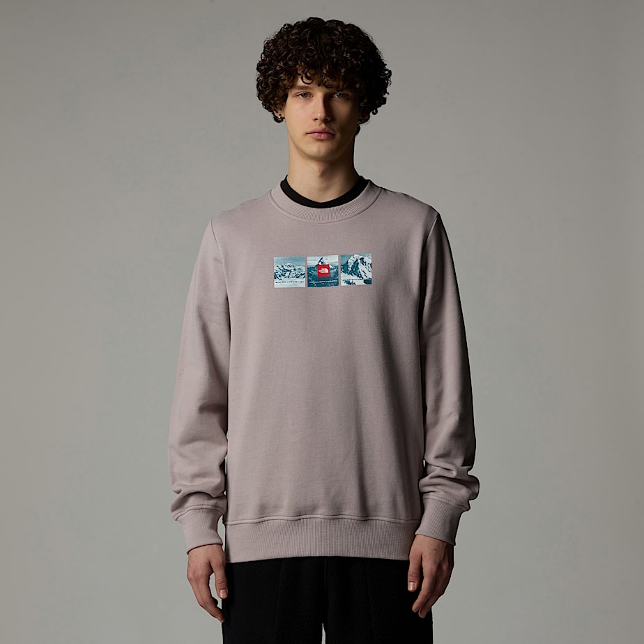 Sudaderas The North Face Expedition System Graphic Hombre Grises | NF0A05L7D