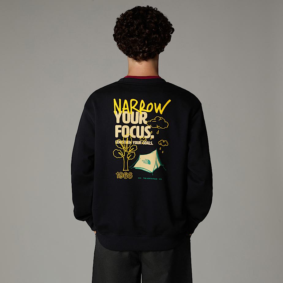 Sudaderas The North Face Outdoor Multi Graphic Relaxed Hombre Negros | NF0A45Y8C