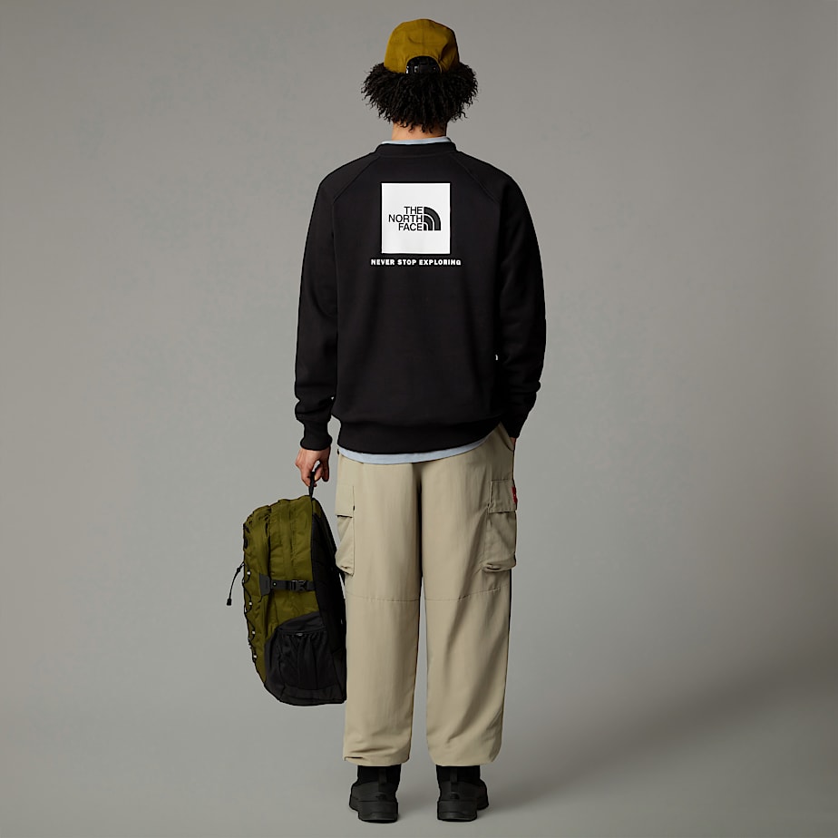 Sudaderas The North Face Raglan Redbox Hombre Negros | NF0A85C9X