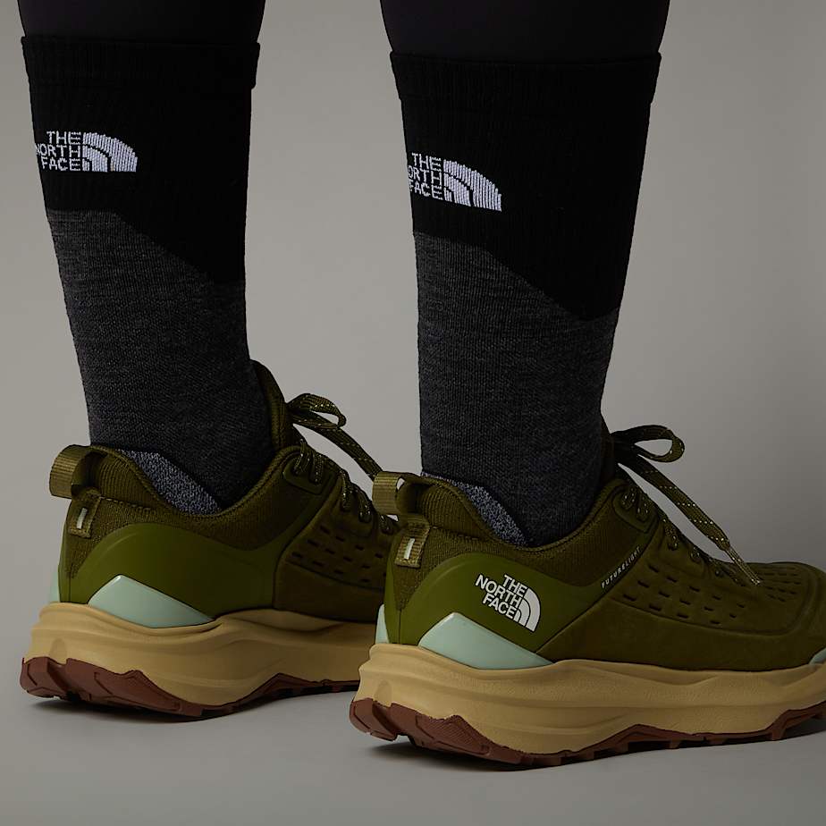 Tenis de Senderismo The North Face VECTIV™ Exploris II Leather Mujer Verde Oliva | NF0A60Z5M