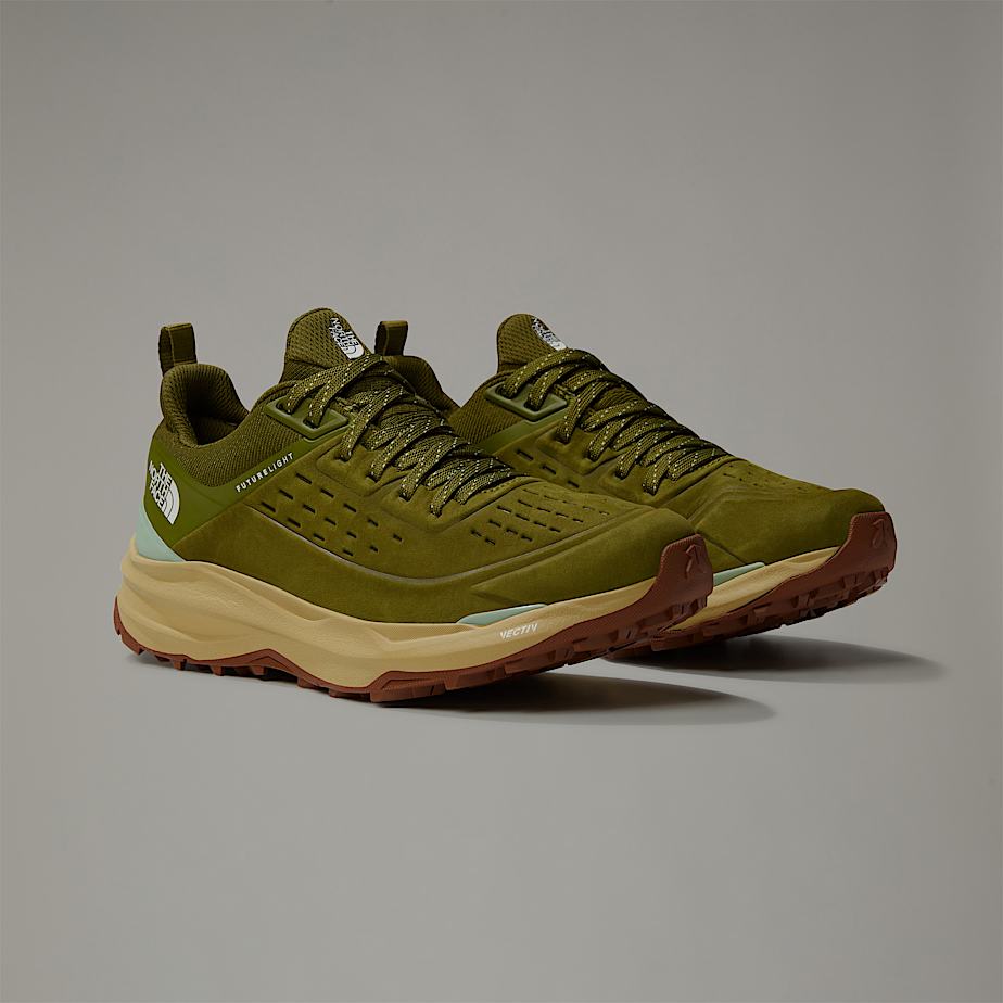 Tenis de Senderismo The North Face VECTIV™ Exploris II Leather Mujer Verde Oliva | NF0A60Z5M